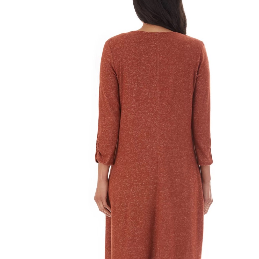 Apt. 9 Maroon Long Sleeve Dress - Picture 2 of 2